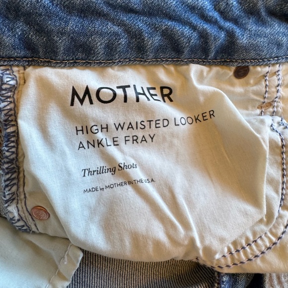 Mother High Waisted Looker Ankle Fray sz 30 - Picture 11 of 14